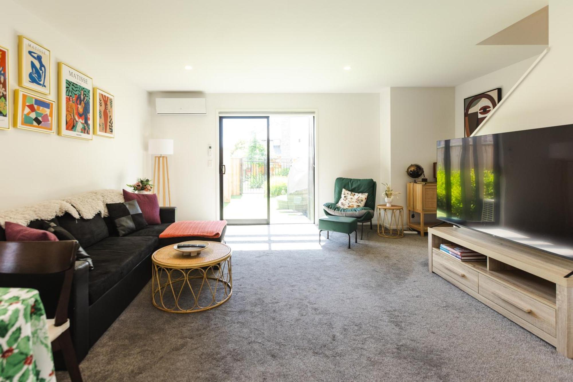 Modern 2 Bedroom By Hagley Park Christchurch Eksteriør billede